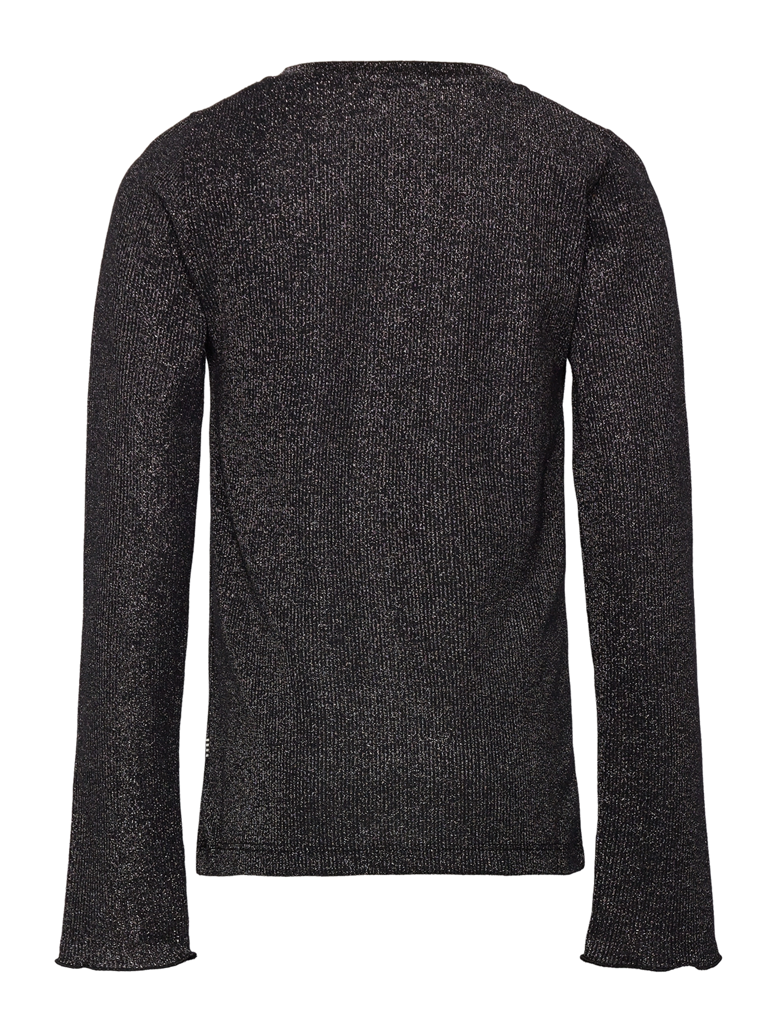 Mads Nørgaard - 2x2 Lurex Tala Tee LS - gun metal - 1