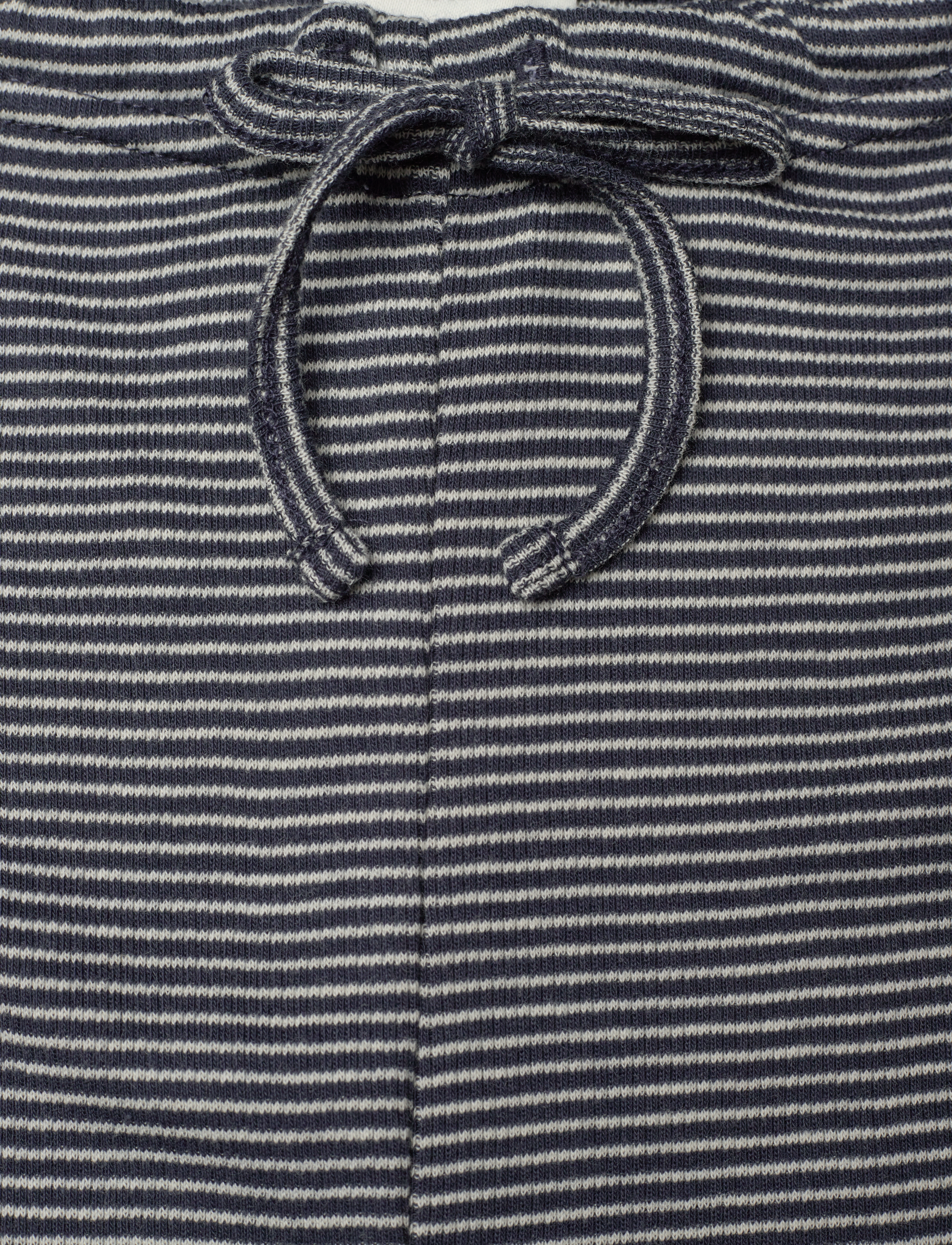 Mads Nørgaard - 2x2 Cotton Stripe Verona Pants - parisian night/vanilla ice - 2