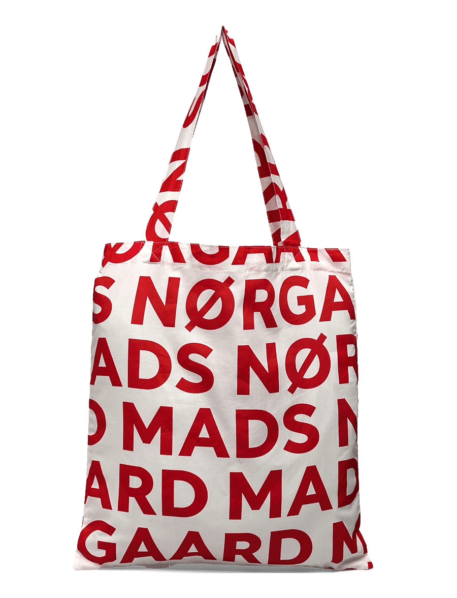 Mads Nørgaard - Sacky Atoma AOP Bag - totes - fiery red - 0