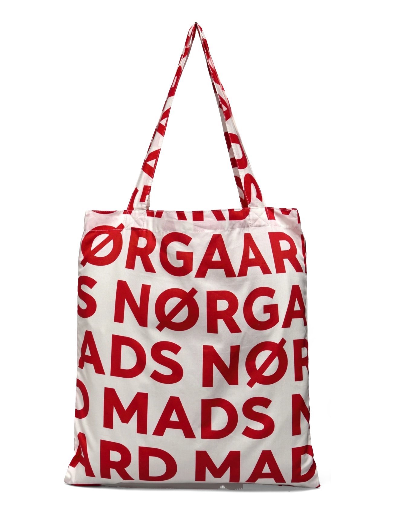 Mads Nørgaard - Sacky Atoma AOP Bag - tote bags - fiery red - 1
