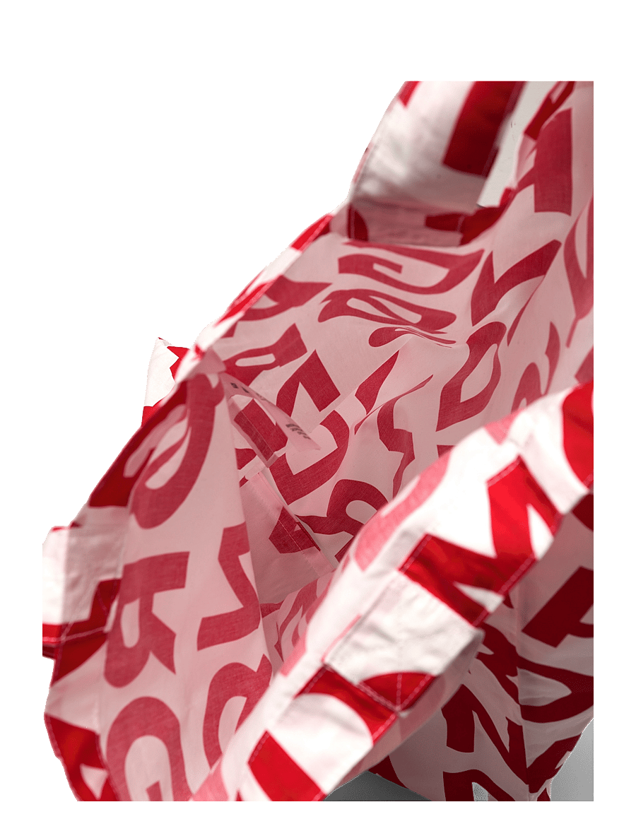 Mads Nørgaard - Sacky Atoma AOP Bag - totes - fiery red - 4