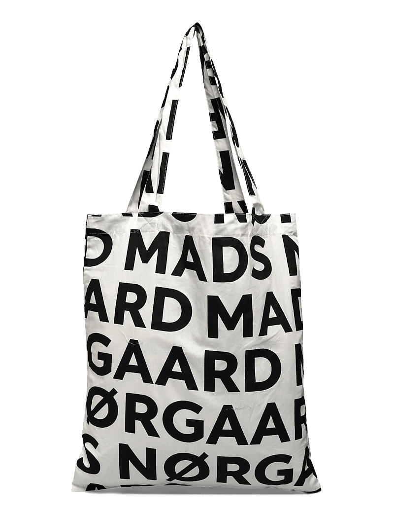 Mads Nørgaard - Sacky Atoma AOP Bag - tote-stiilis kotid - jet black - 0