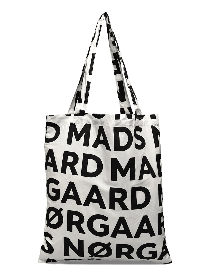 Mads Nørgaard - Sacky Atoma AOP Bag - iepirkimu maisiņi - jet black - 0