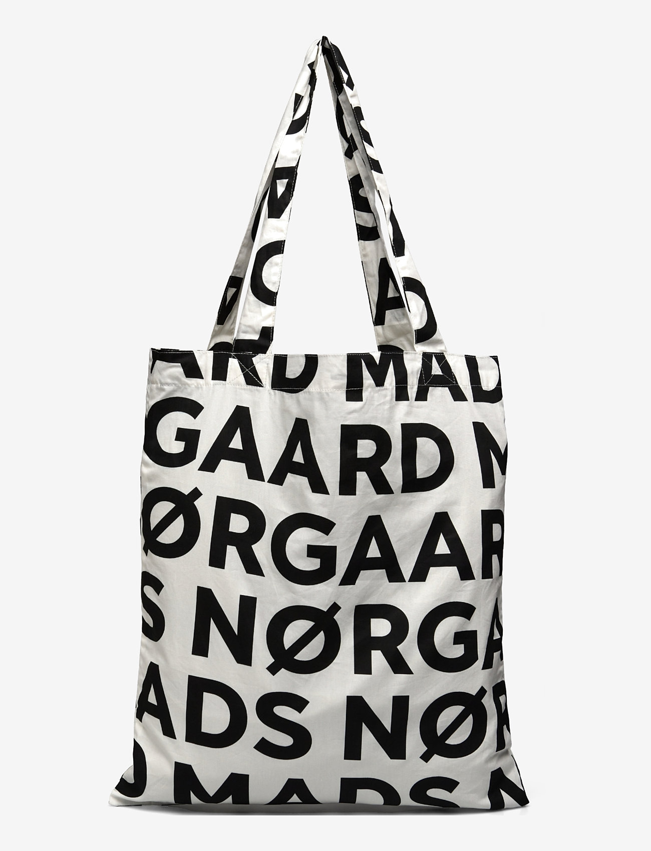 Mads Nørgaard - Sacky Atoma AOP Bag - tote-stiilis kotid - jet black - 1