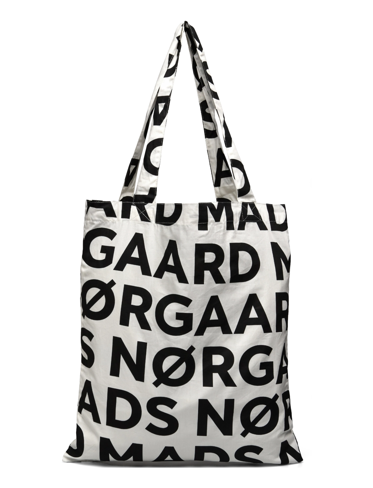Mads Nørgaard - Sacky Atoma AOP Bag - iepirkimu maisiņi - jet black - 1