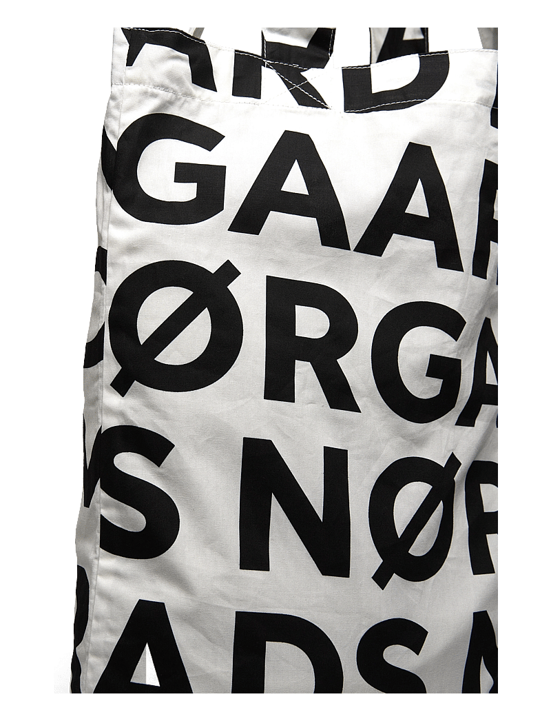 Mads Nørgaard - Sacky Atoma AOP Bag - tote-stiilis kotid - jet black - 3