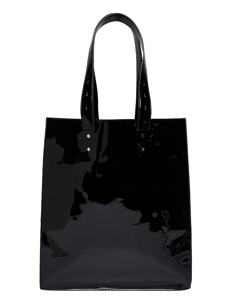 Mads Nørgaard - Press Lacquer Foxy Shopper - torby tote - black - 1