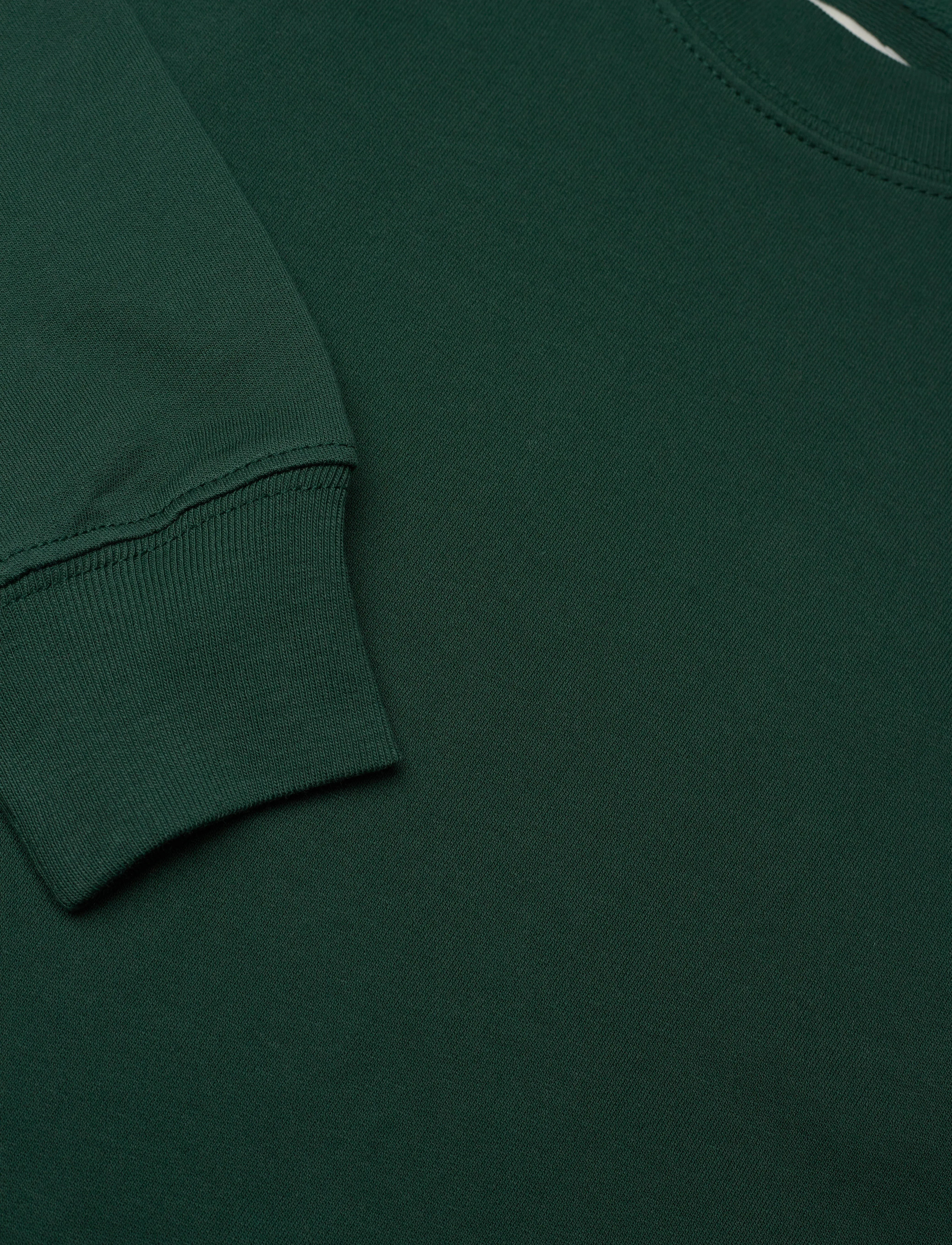 Mads Nørgaard - Light Terry Solo Sweatshirt - pine grove - 2