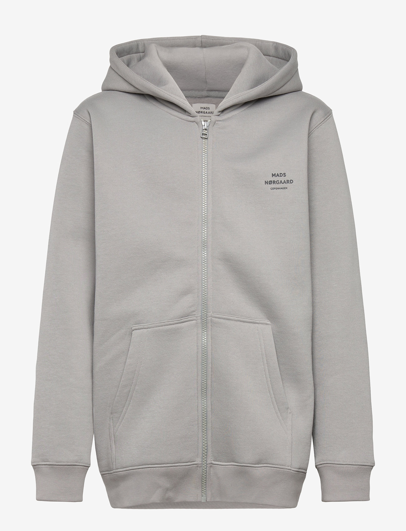 Mads Nørgaard - Standard Hudini Zip Sweatshirt - džemperiai su gobtuvu - moon mist - 0