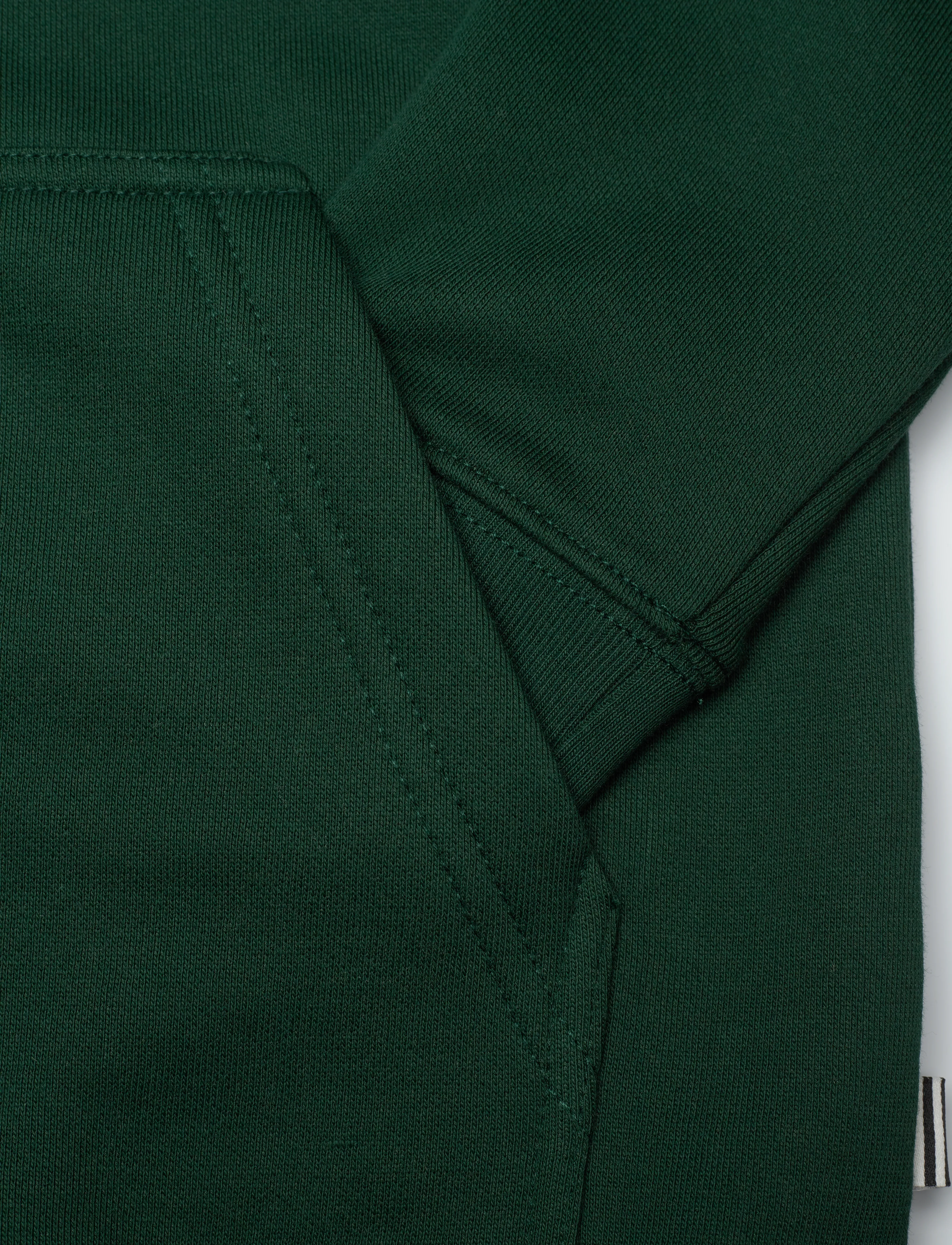 Mads Nørgaard - Standard Hudini Zip Sweatshirt - pine grove - 3