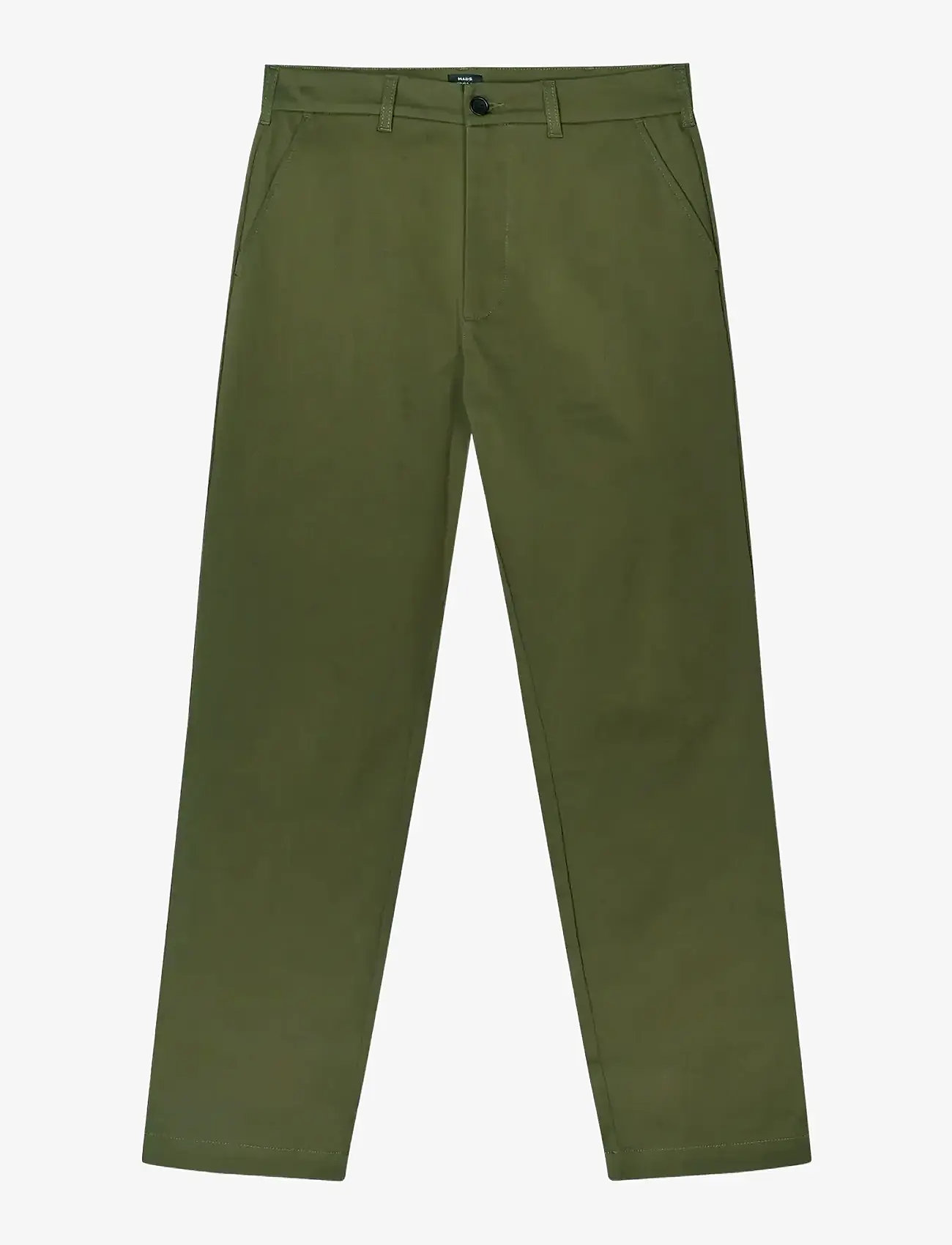 Mads Nørgaard - Cotton Twill Stretch Elias Pants - chinos - kalamata - 0