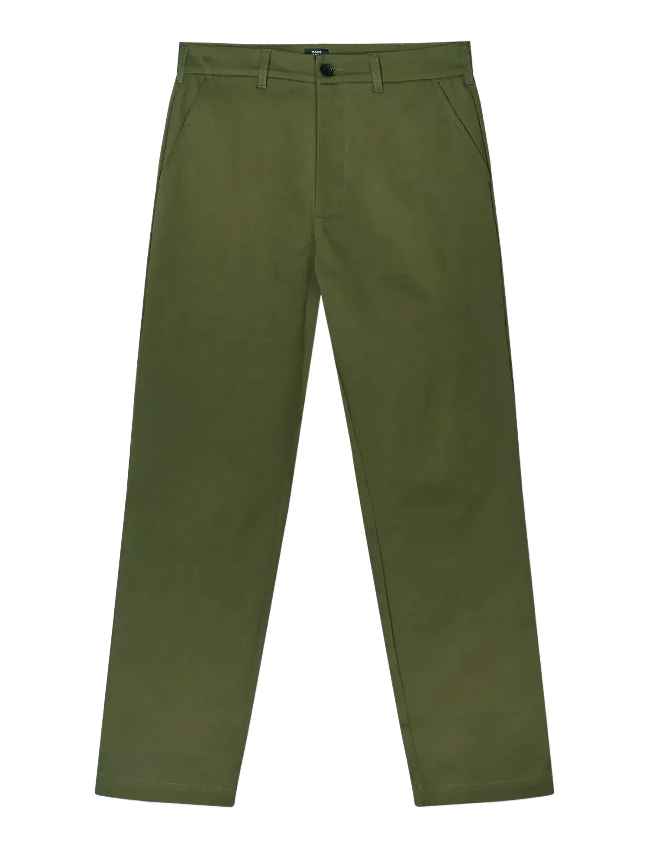 Mads Nørgaard Cotton Twill Stretch Elias Pants - Tøj - KALAMATA / khaki/green