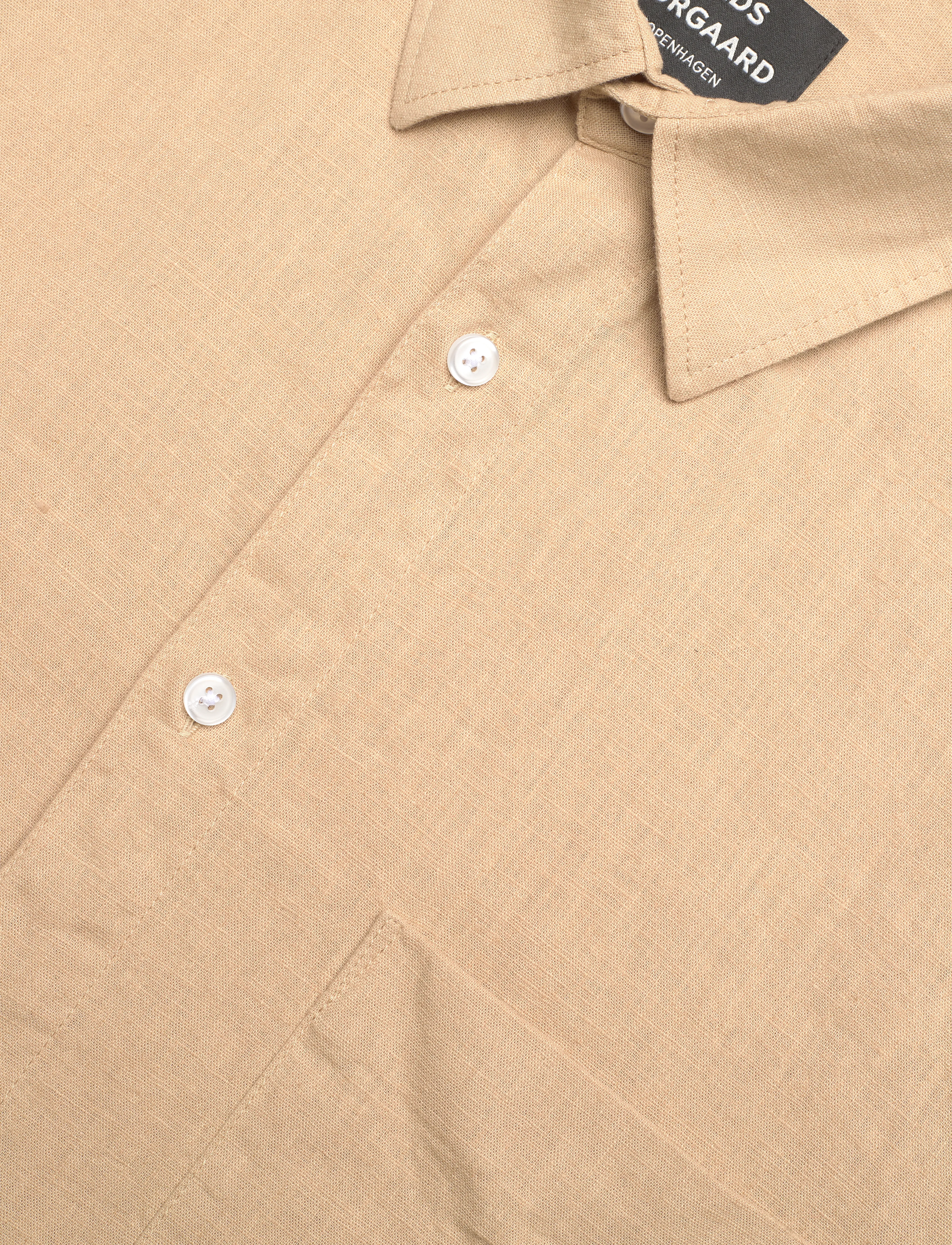Mads Nørgaard - Cotton Linen Sune Shirt - lina krekli - trench coat - 3