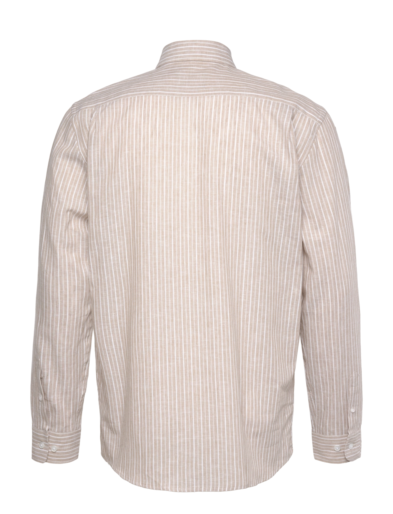 Mads Nørgaard - Cotton Linen Sune Stripe Shirt - leinenhemden - trench coat/white - 1