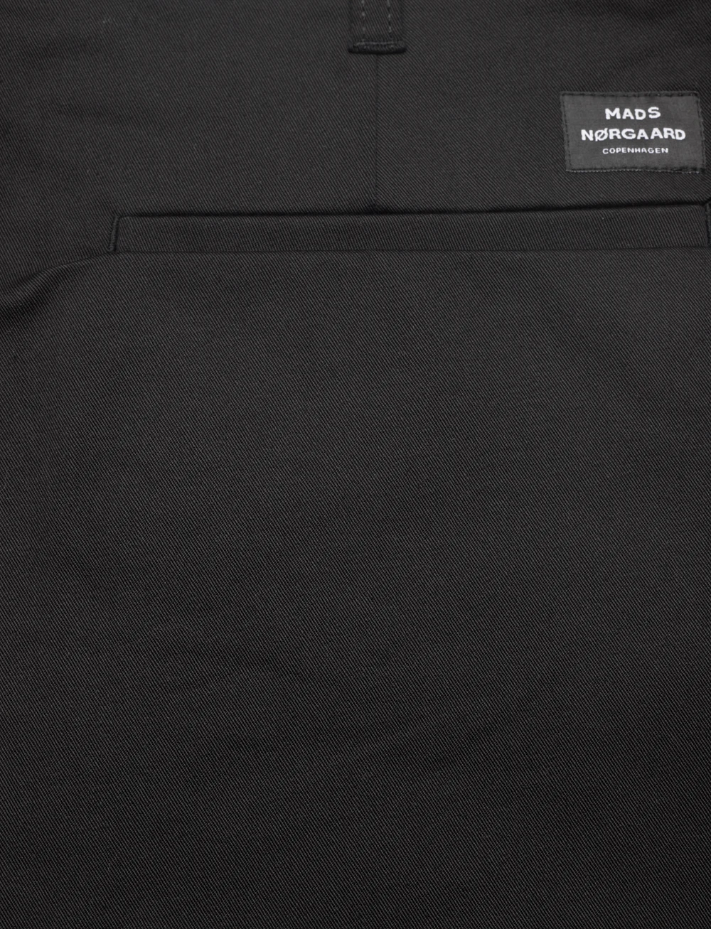 Mads Nørgaard - Cotton Twill Stretch Elias Shorts - chino lühikesed püksid - black - 4