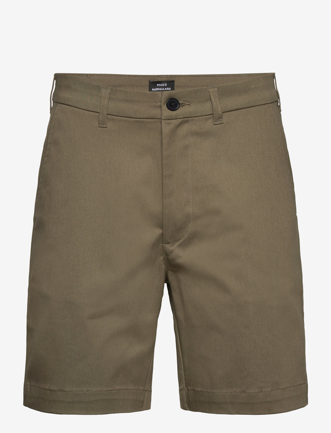 Mads Nørgaard - Cotton Twill Stretch Elias Shorts - chinos shorts - kalamata - 0