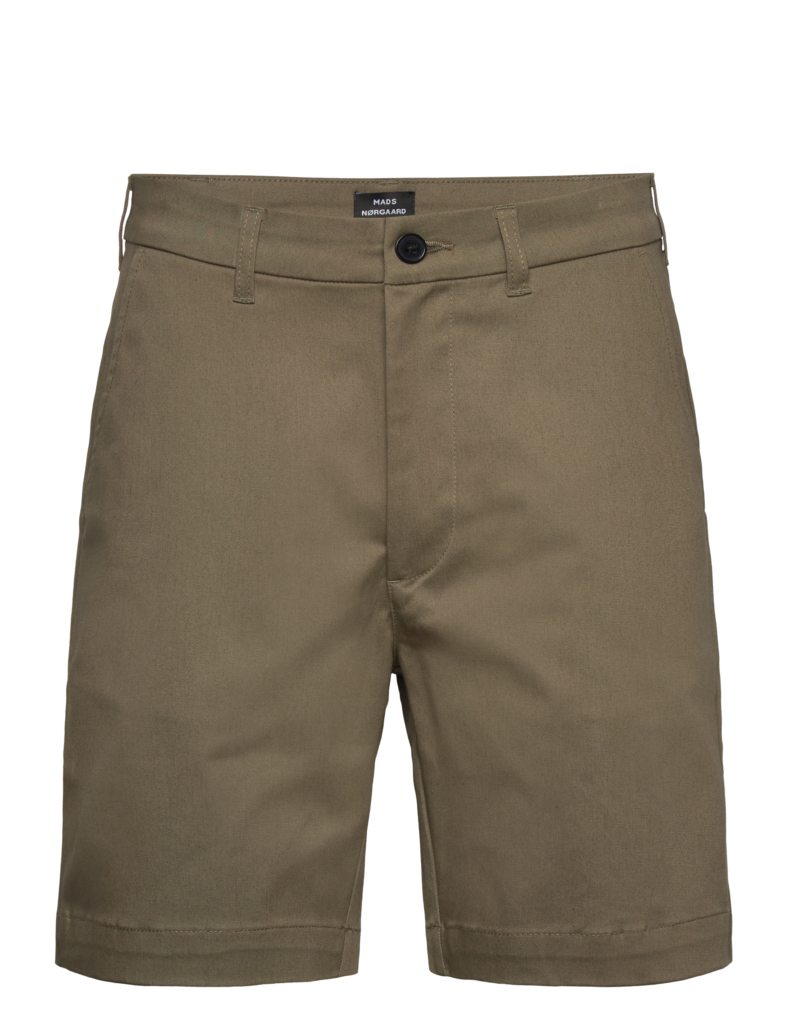 Mads Nørgaard Cotton Twill Stretch Elias Shorts - Tøj - KALAMATA / green