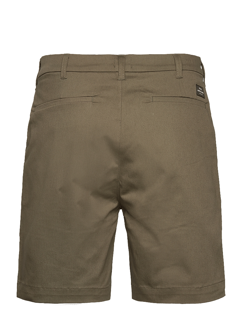 Mads Nørgaard - Cotton Twill Stretch Elias Shorts - chinos shorts - kalamata - 1