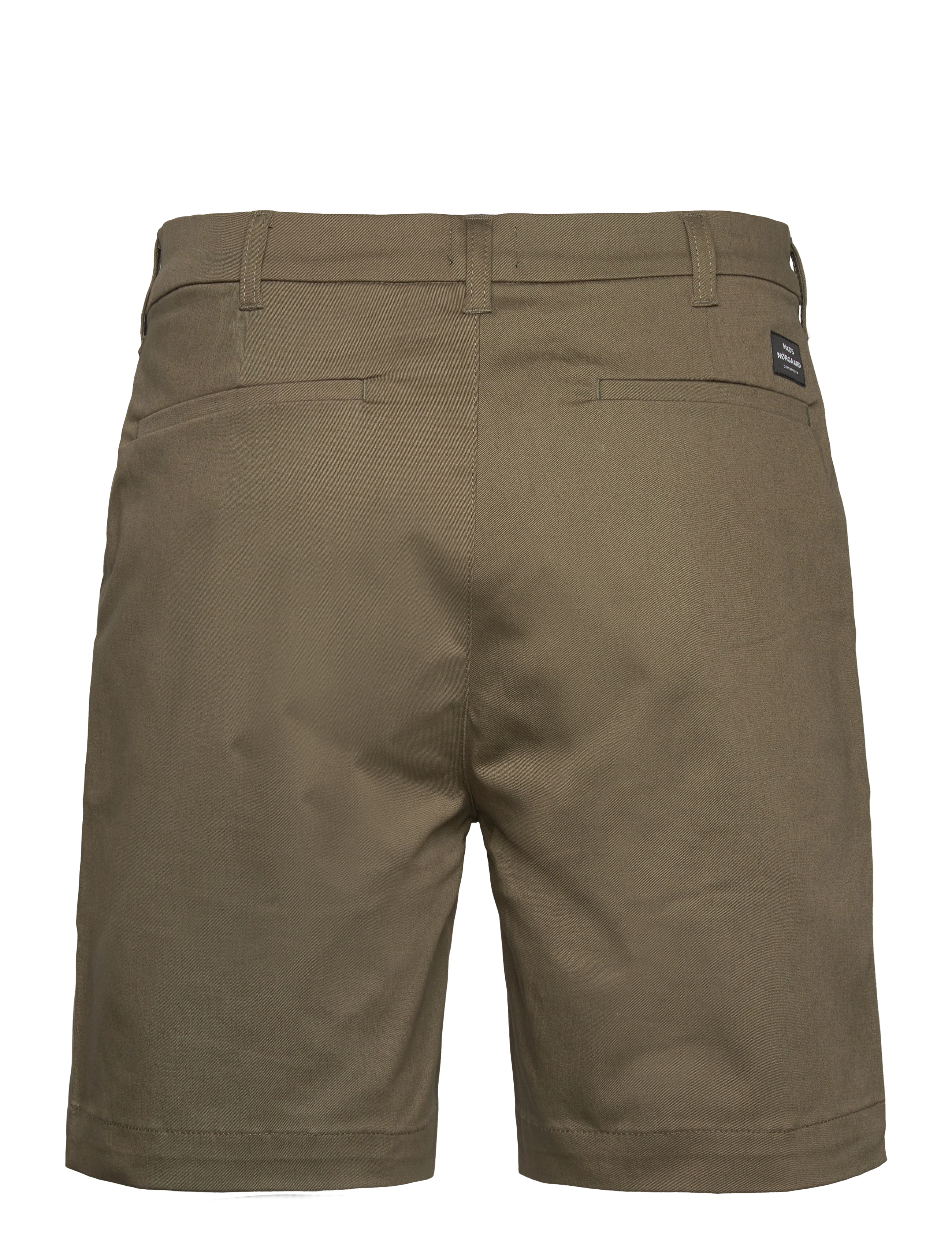 Mads Nørgaard - Cotton Twill Stretch Elias Shorts - chinos shorts - kalamata - 1