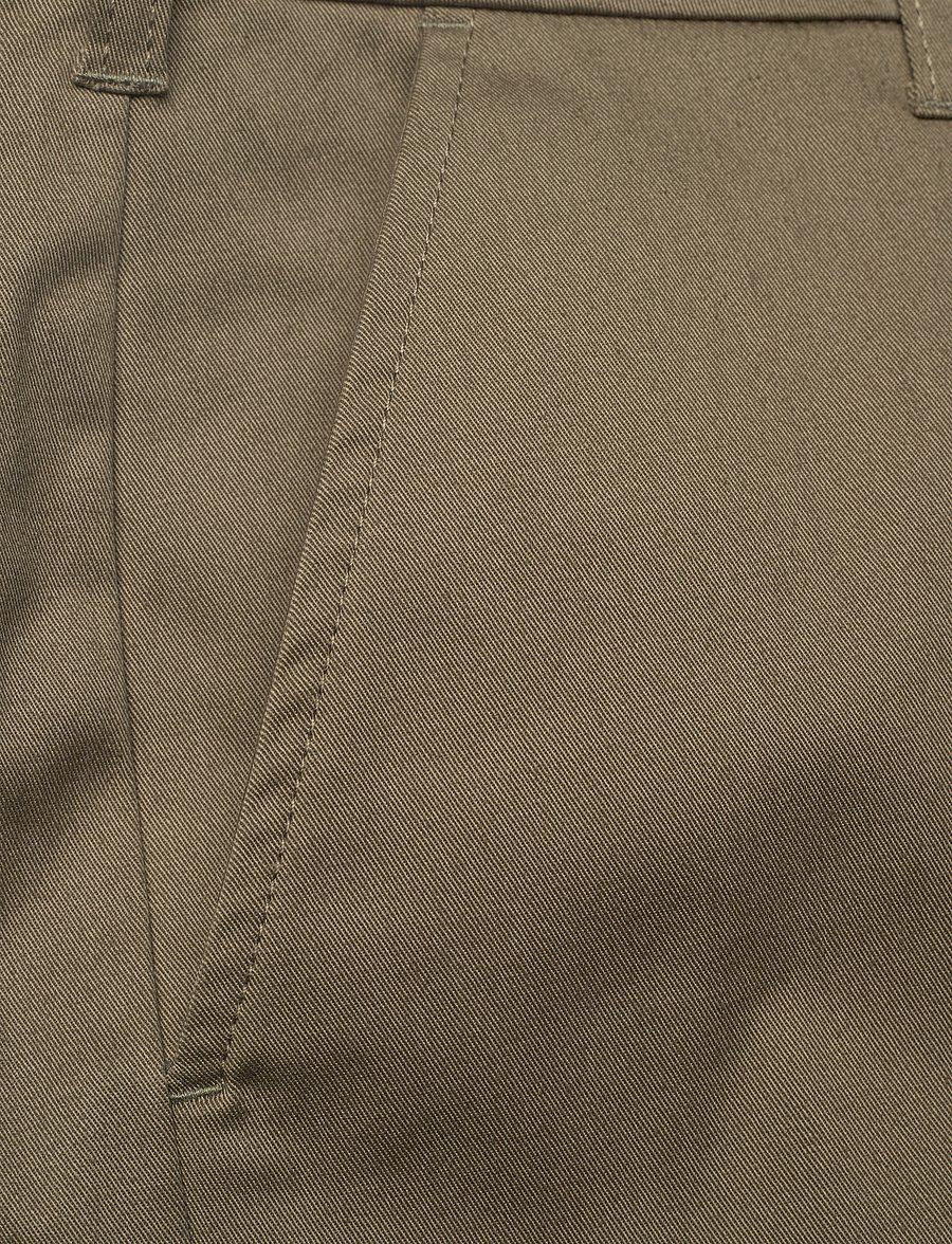 Mads Nørgaard - Cotton Twill Stretch Elias Shorts - short chino - kalamata - 2