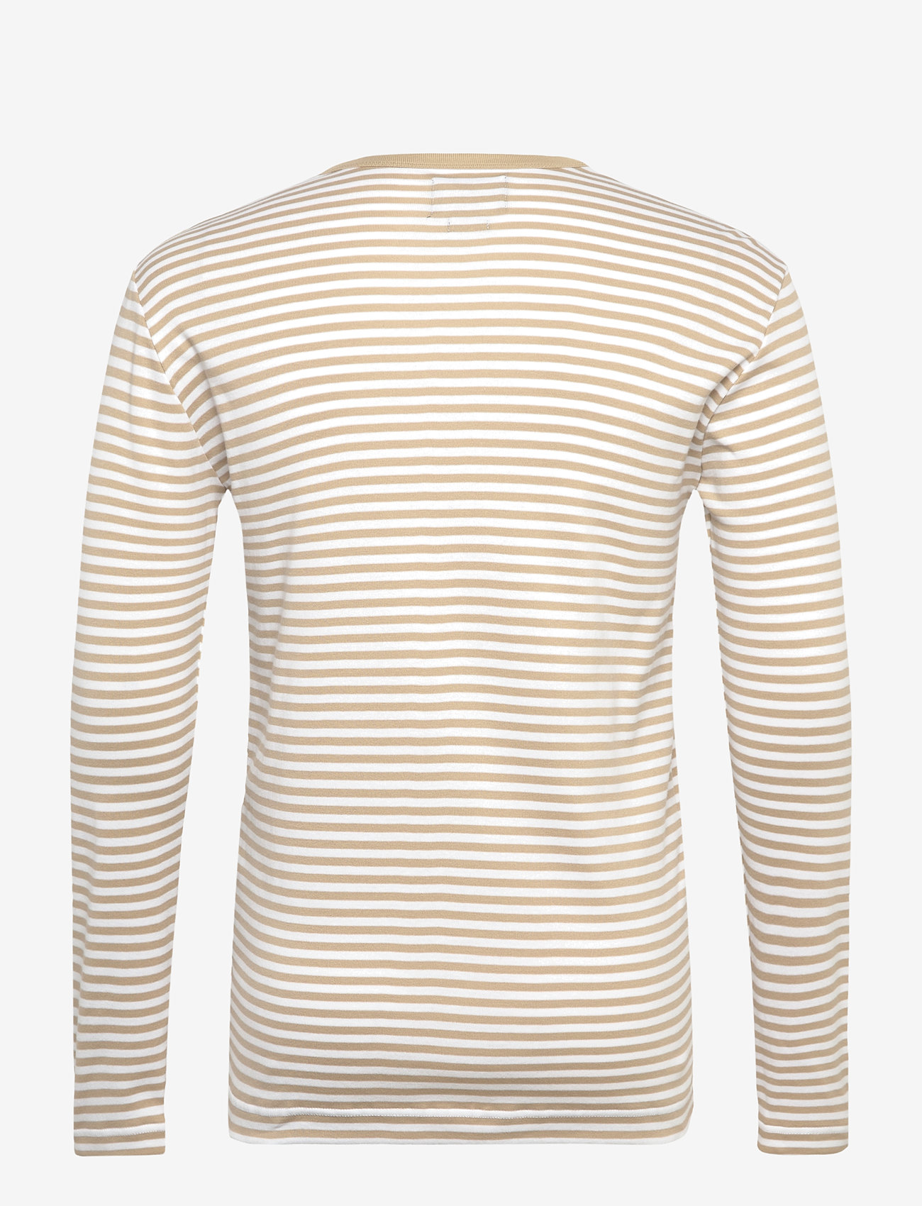 Mads Nørgaard - Duo Rib Tobias Tee LS - langärmelig - trench coat/white - 1