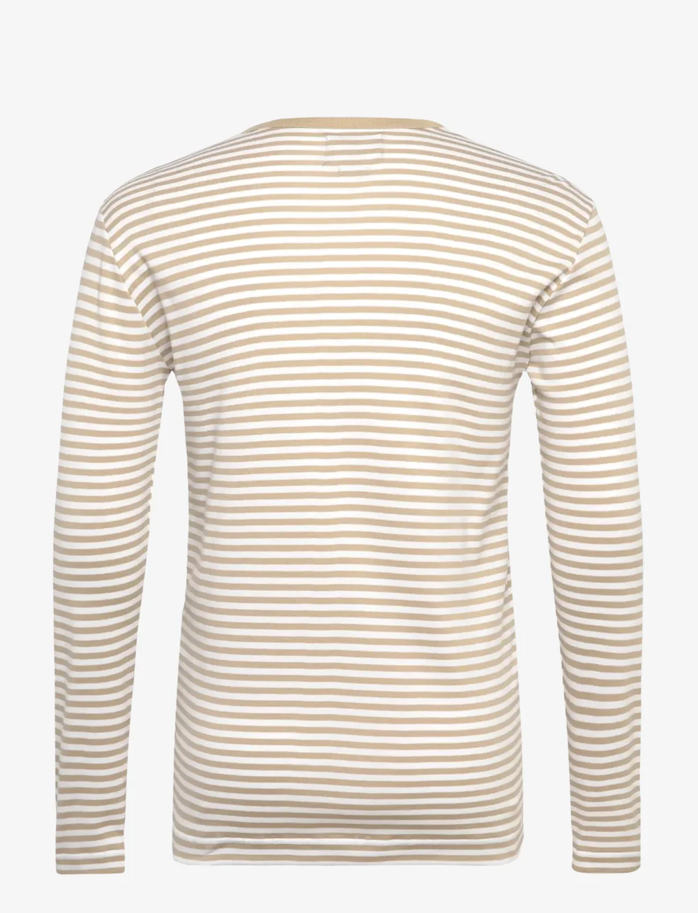 Mads Nørgaard - Duo Rib Tobias Tee LS - langärmelig - trench coat/white - 1