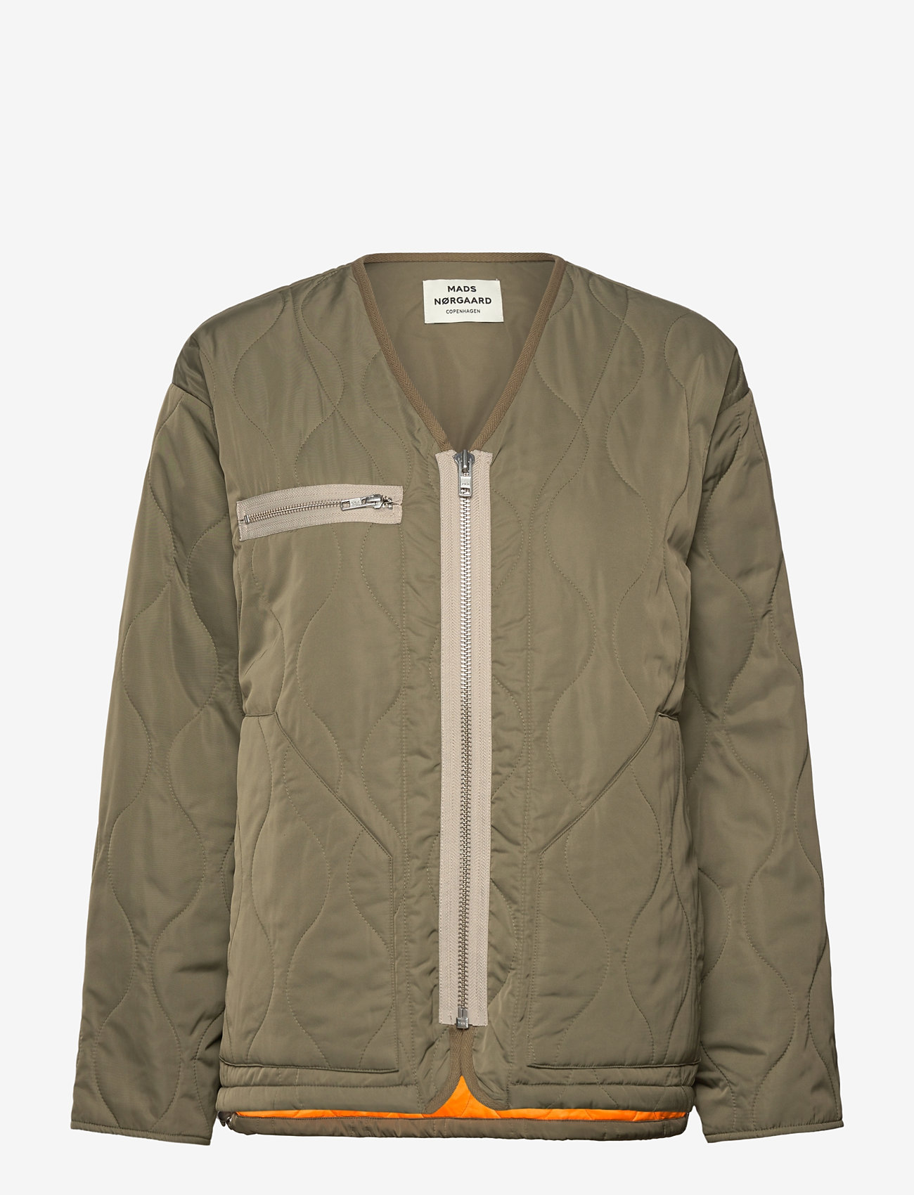 Mads Nørgaard - Poly Twill Alice Jacket - kalamata - 0