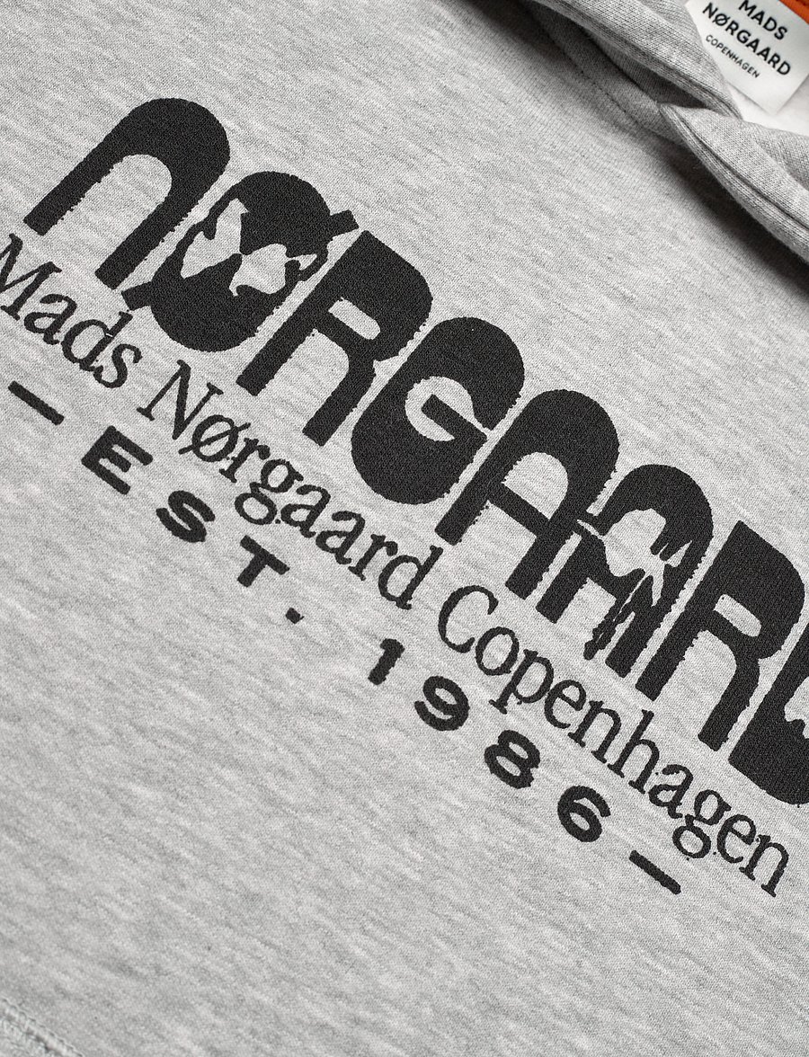 Mads Nørgaard - Mix Sweat Hanno Sweatshirt - grey melange - 2