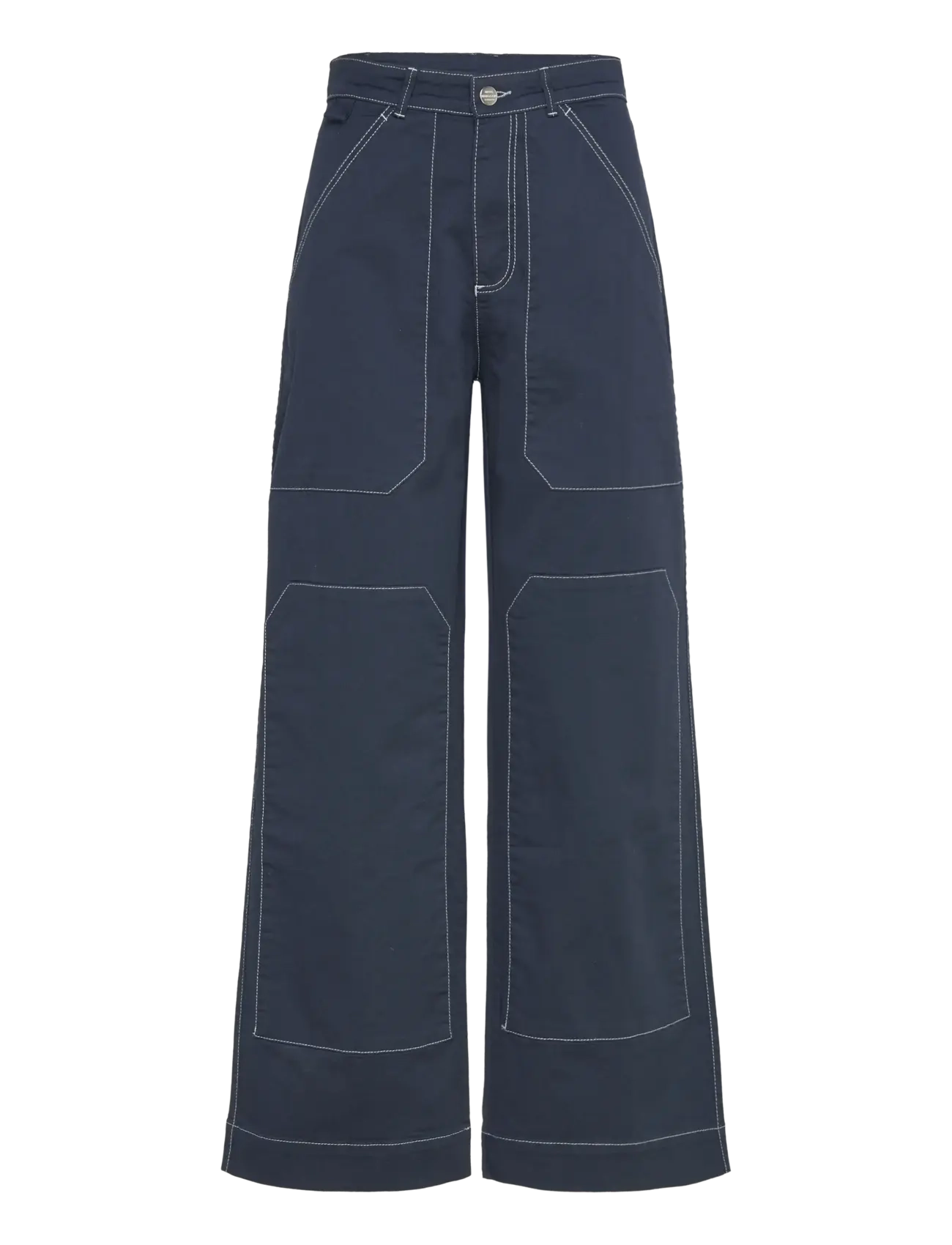 MADS NØRGAARD Twilla Bonnie Hosen Navy - 36 - Damen