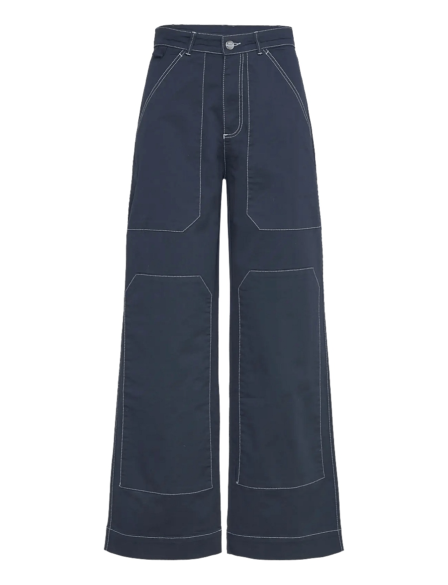 Mads Nørgaard - Twilla Bonnie Pants - vida byxor - parisian night - 0