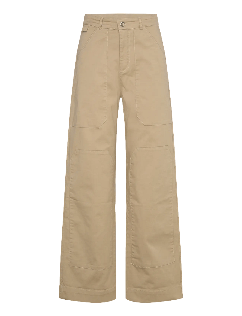 Mads Nørgaard - Twilla Bonnie Pants - vida byxor - trench coat - 0