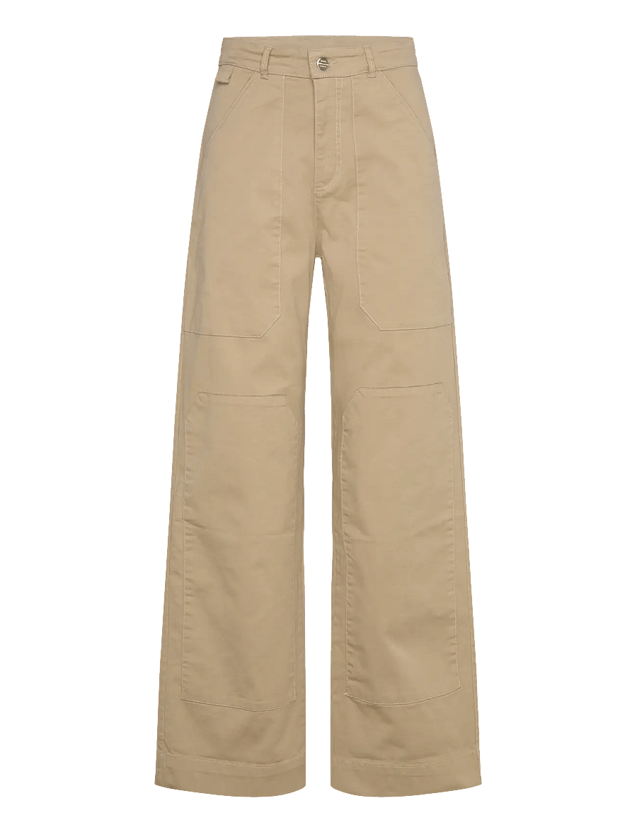 Mads Nørgaard - Twilla Bonnie Pants - vida byxor - trench coat - 0