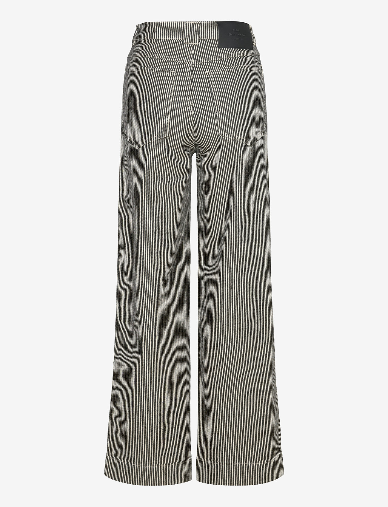 Mads Nørgaard - Hickory Punk Kargo Pants - cargo-hosen - black/white - 1