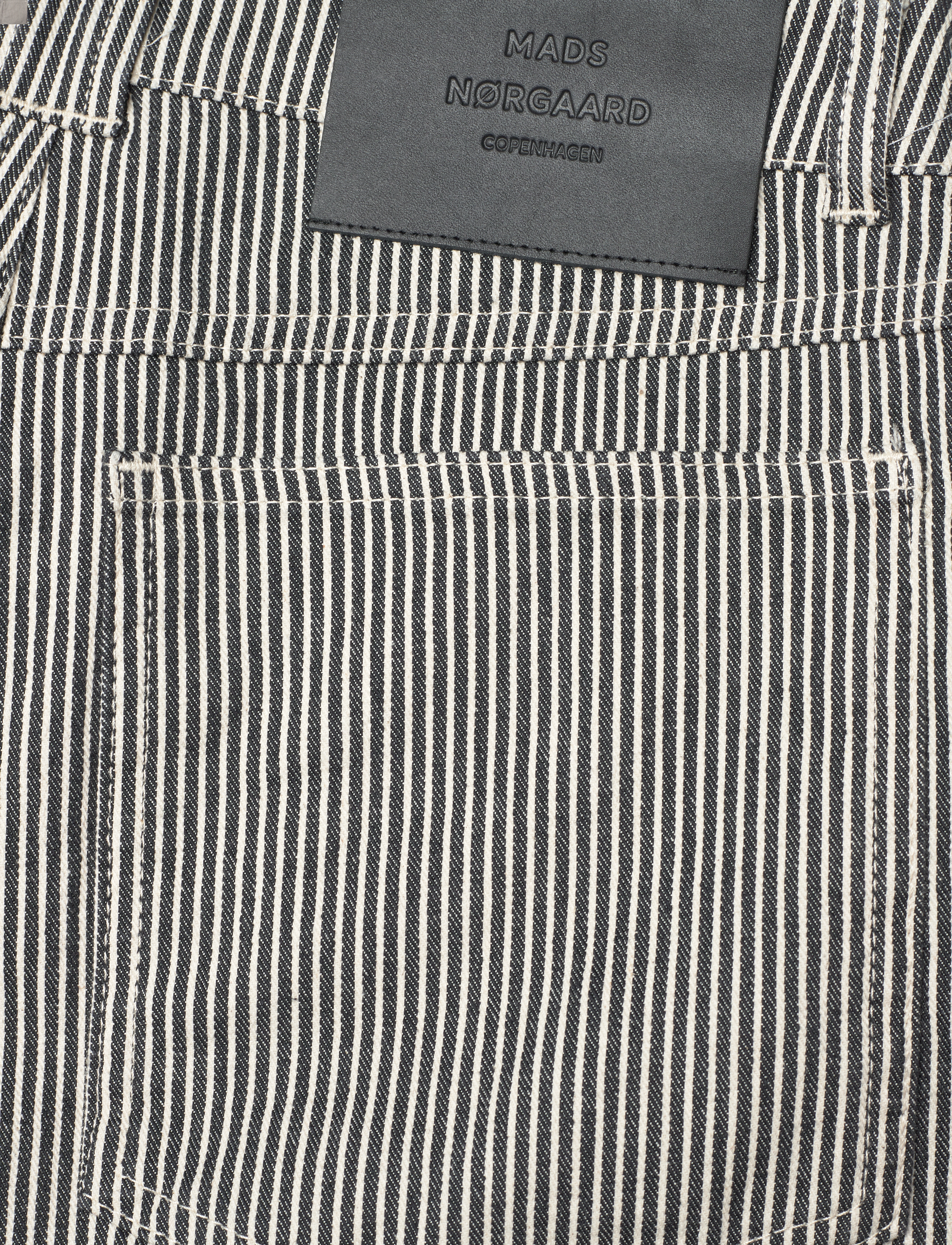 Mads Nørgaard - Hickory Punk Kargo Pants - black/white - 4