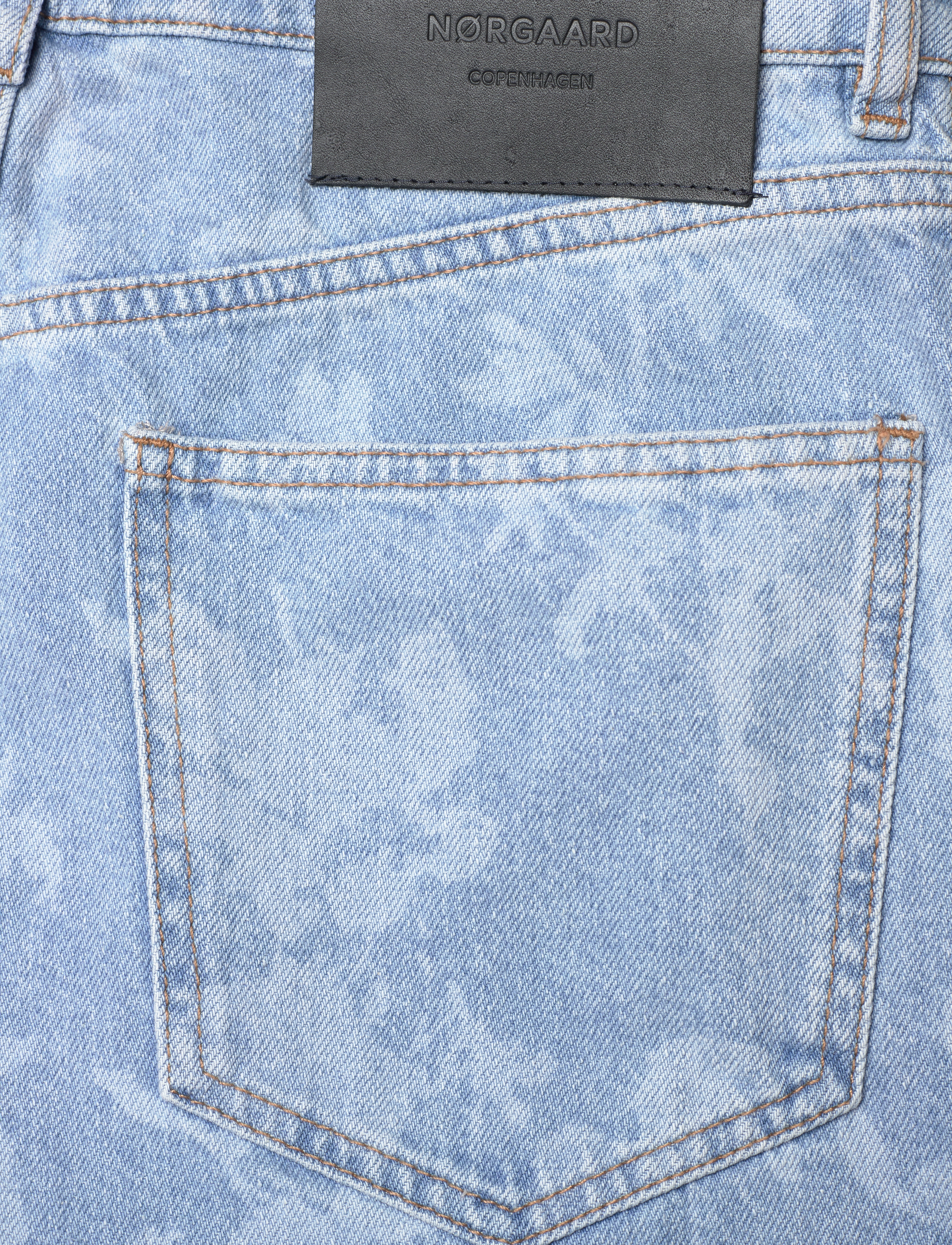 Mads Nørgaard - Art Denim Christel Jeans - light denim/ink flower aop - 4