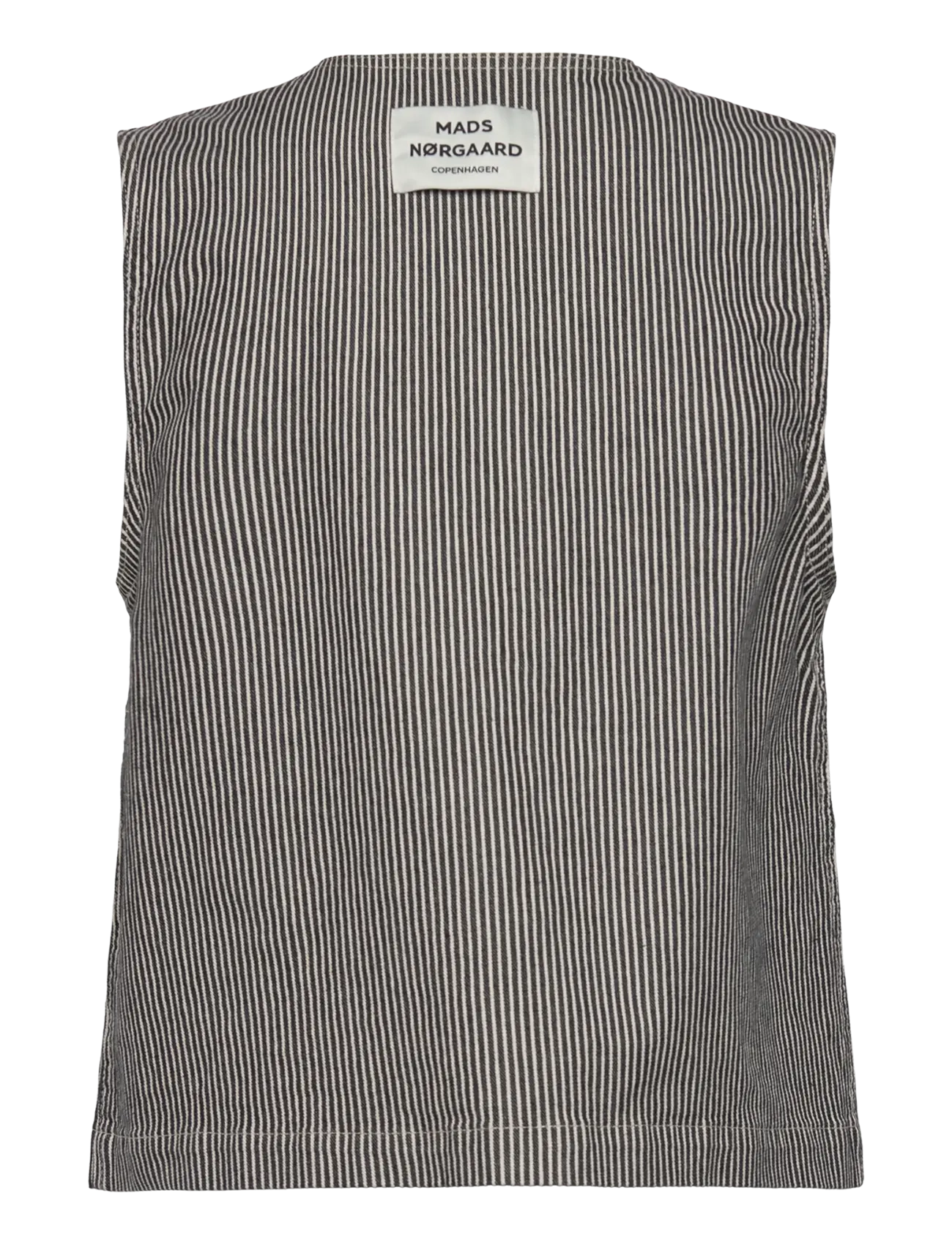 Mads Nørgaard - Hickory Punk Molly Vest - modetrends - black/white - 1