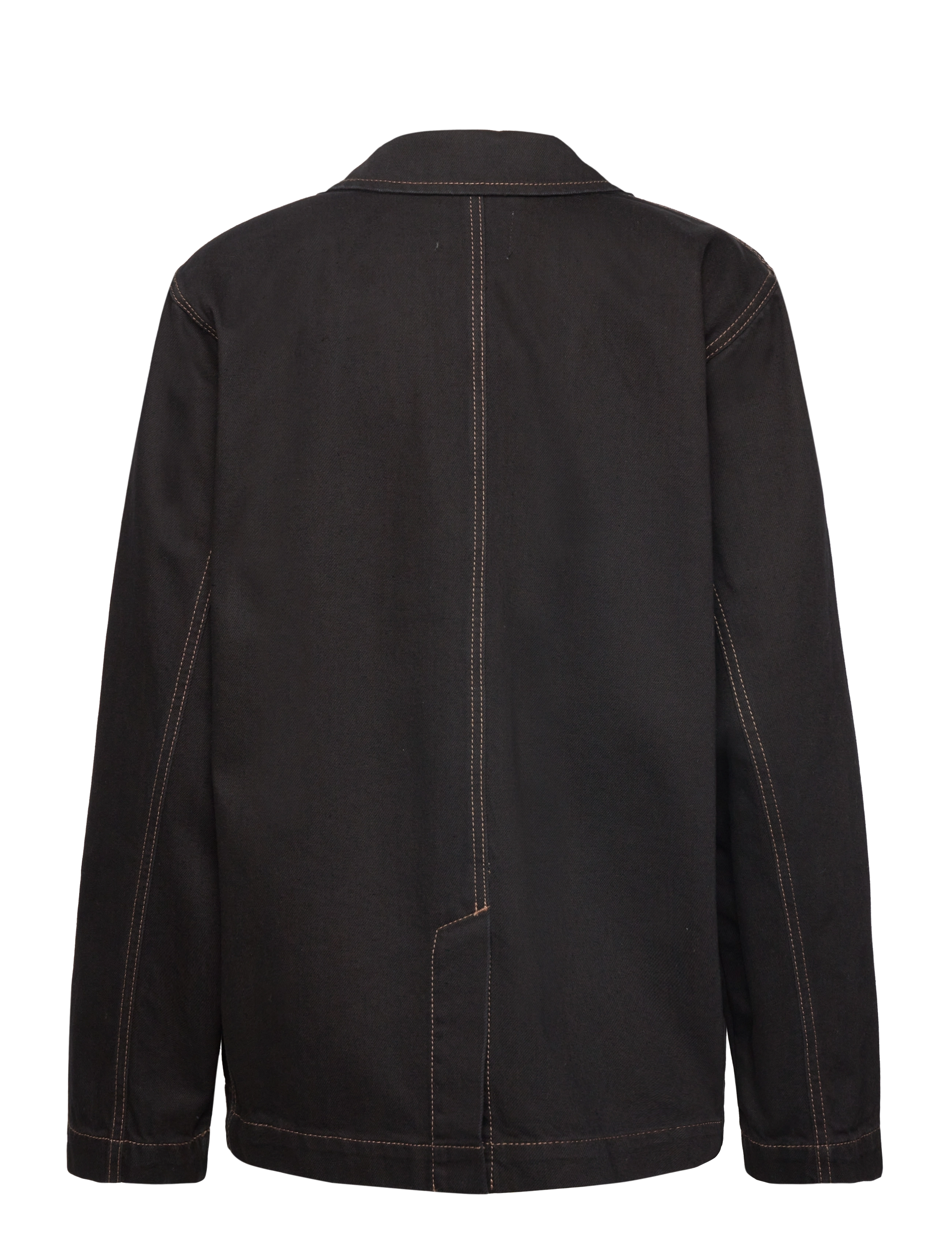 Mads Nørgaard - Dyed Denim Denny Jacket - frühlingsjacken - black - 1