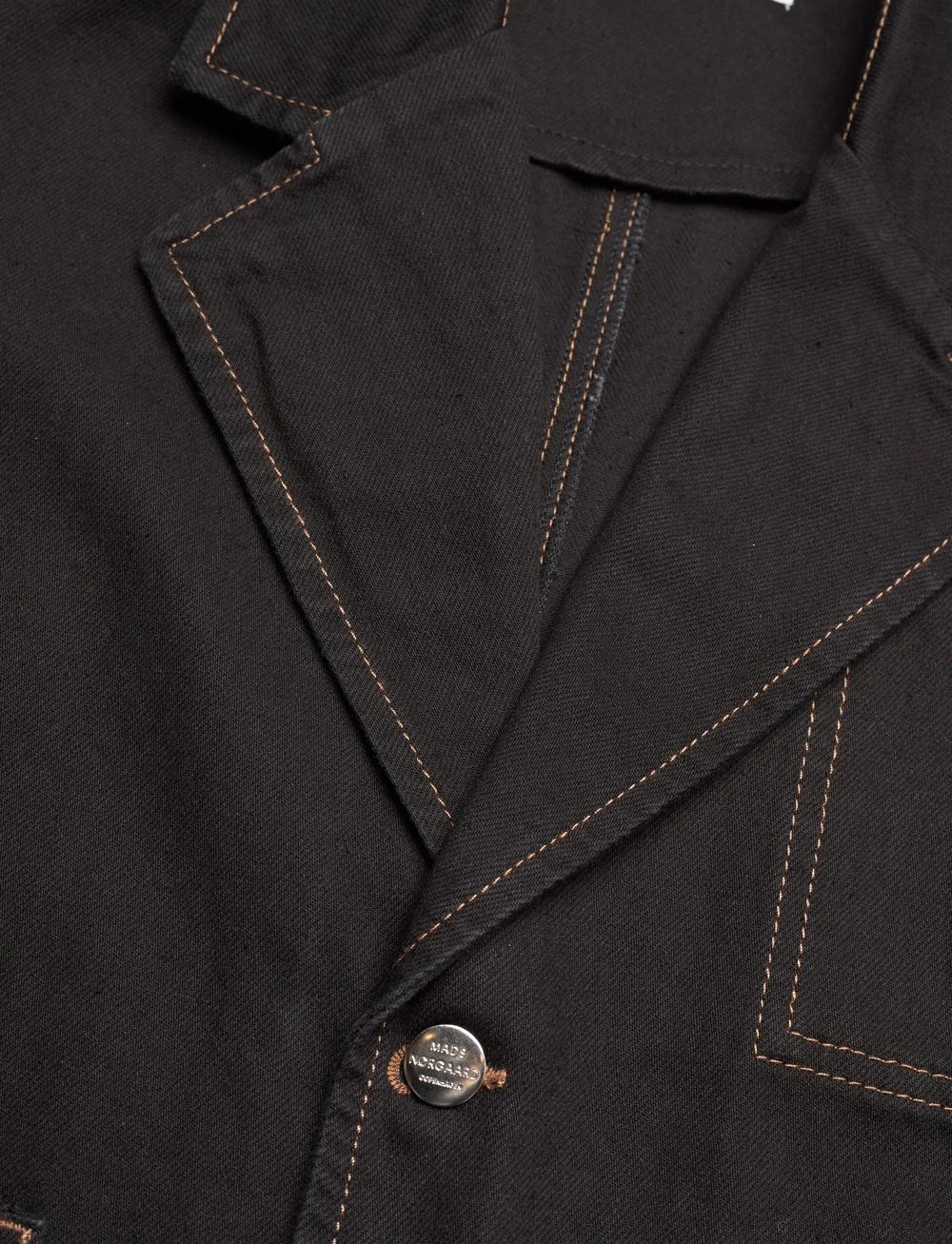 Mads Nørgaard - Dyed Denim Denny Jacket - efterårsjakker - black - 2