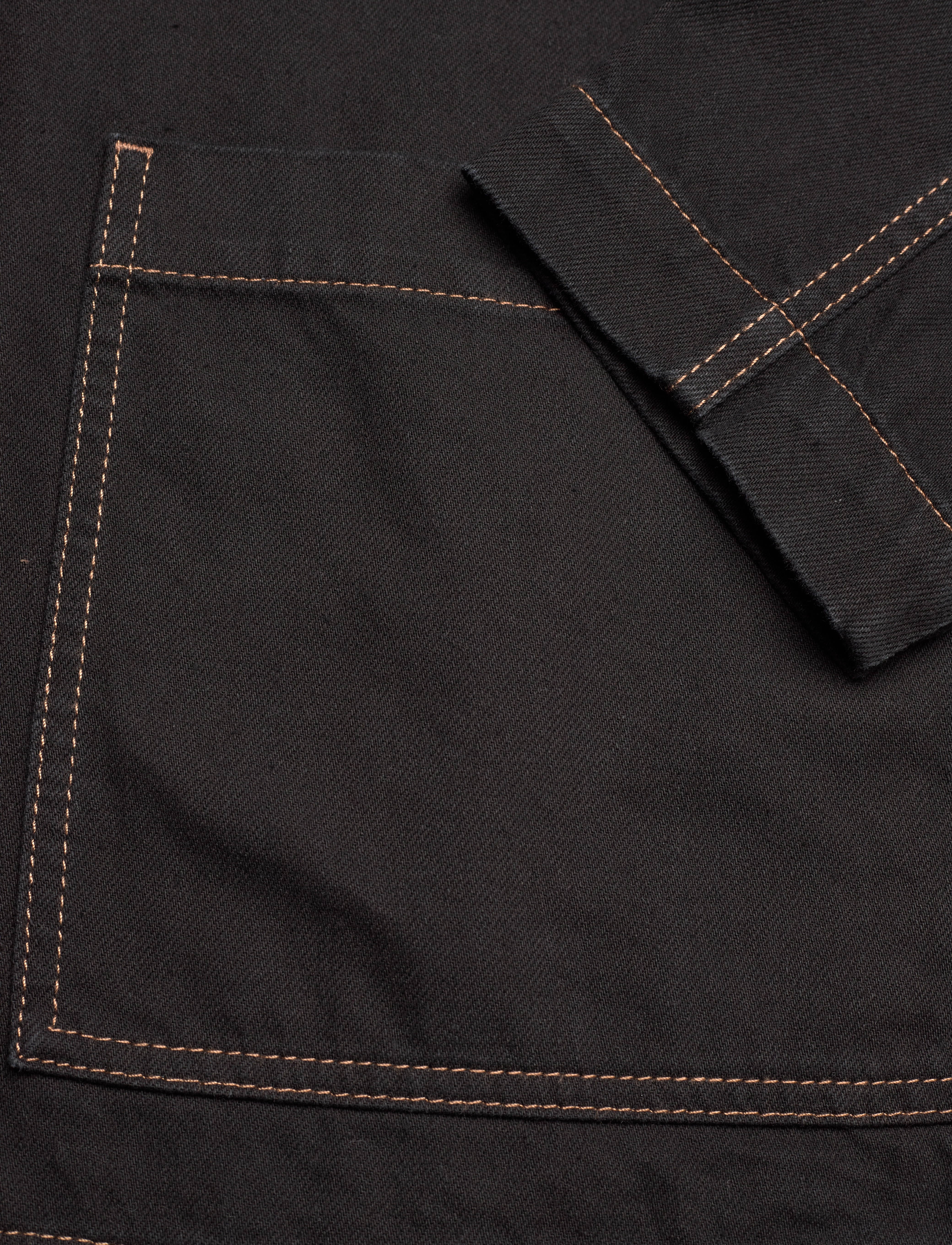 Mads Nørgaard - Dyed Denim Denny Jacket - frühlingsjacken - black - 3
