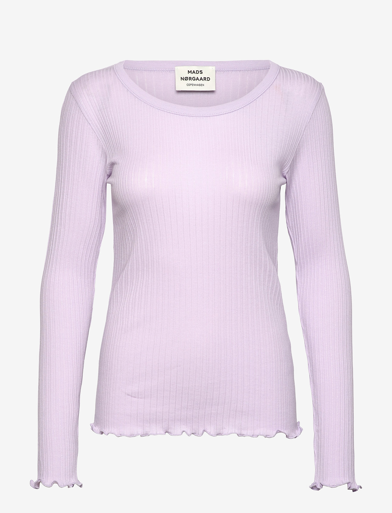 Mads Nørgaard - Pointella Troja Tee LS - långärmade toppar - orchid petal - 0