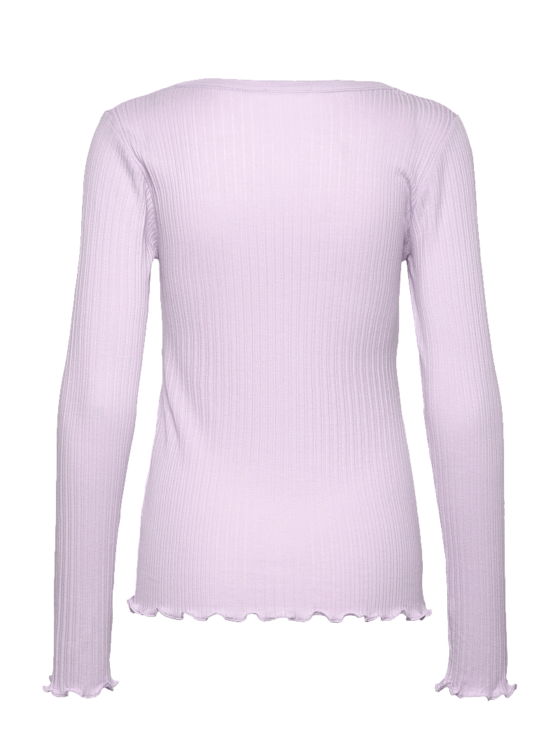 Mads Nørgaard - Pointella Troja Tee LS - långärmade toppar - orchid petal - 1