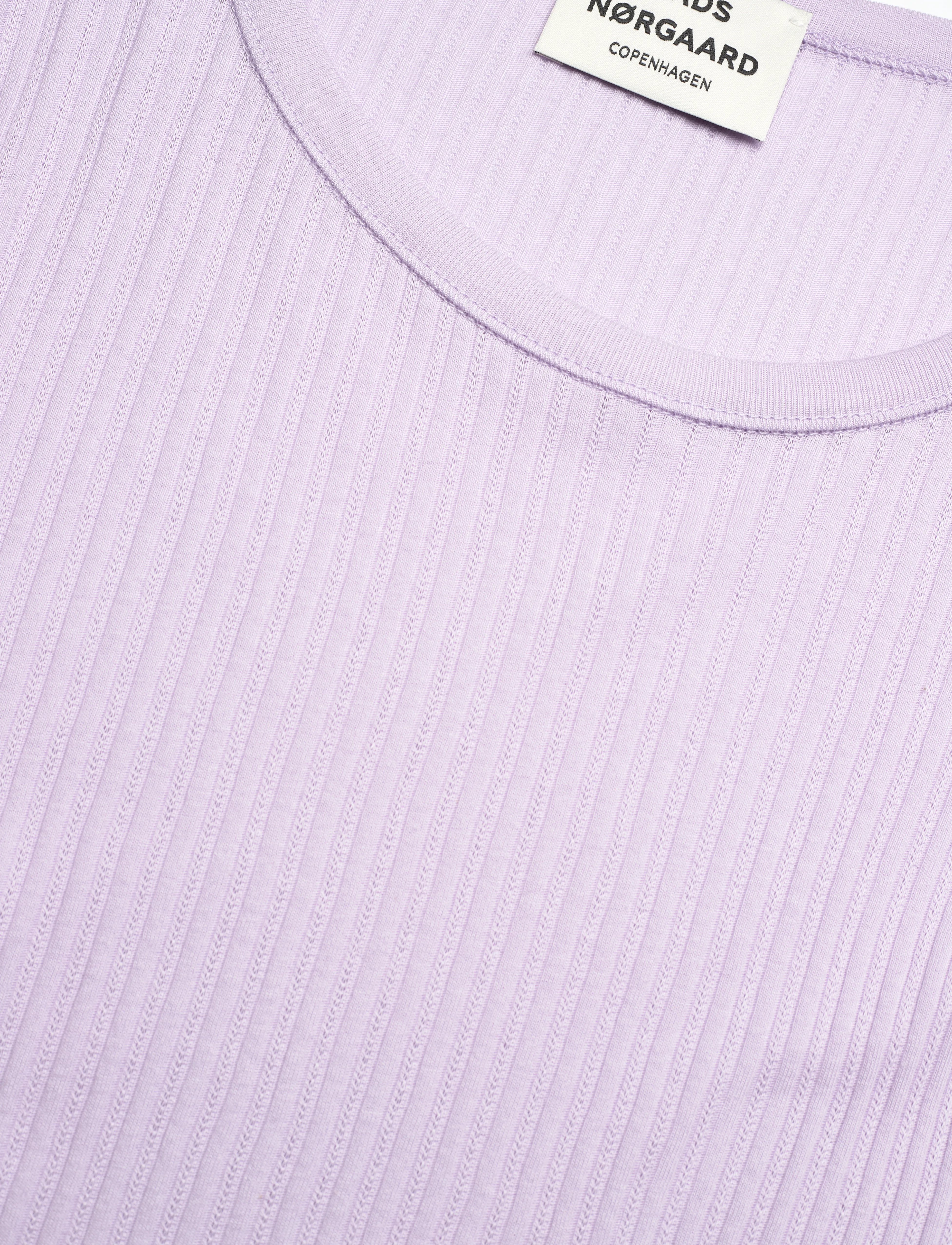 Mads Nørgaard - Pointella Troja Tee LS - orchid petal - 2