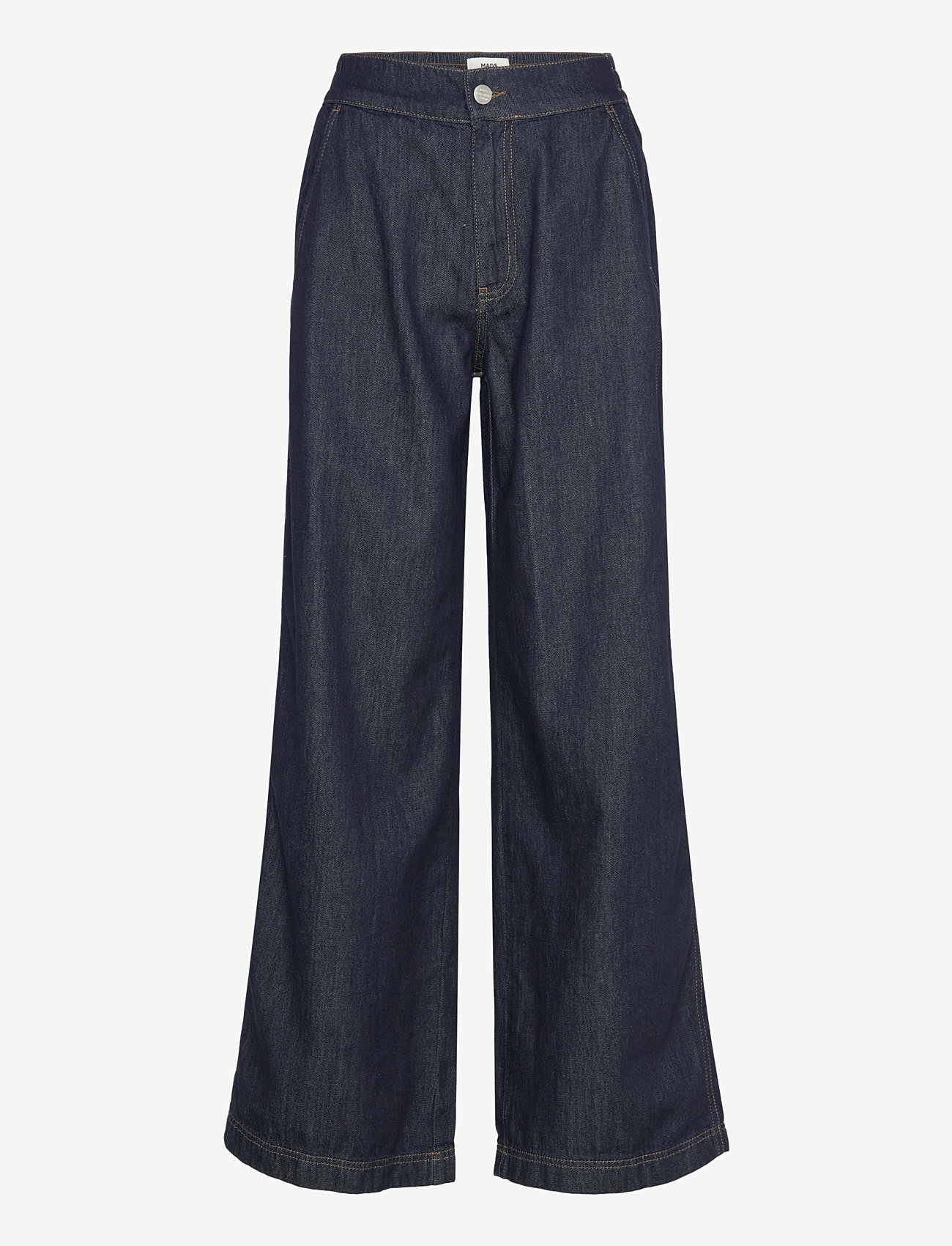 Mads Nørgaard - Cosy Denim Sotem Pants - straight jeans - dark indigo - 0