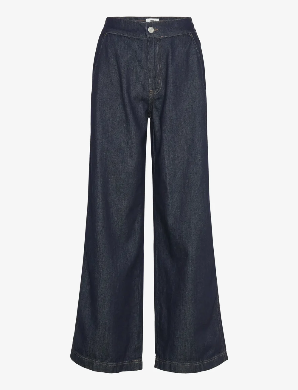 Mads Nørgaard - Cosy Denim Sotem Pants - straight jeans - dark indigo - 0