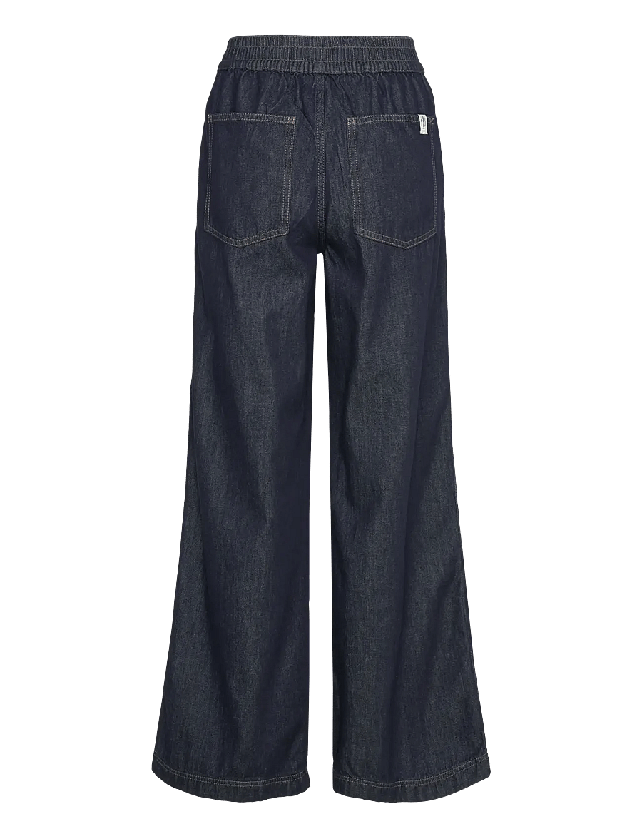 Mads Nørgaard - Cosy Denim Sotem Pants - dark indigo - 1