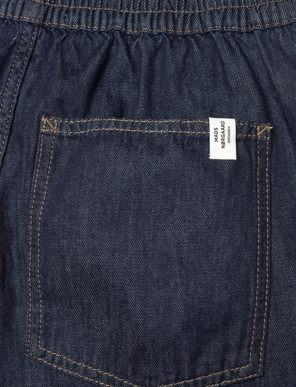 Mads Nørgaard - Cosy Denim Sotem Pants - straight jeans - dark indigo - 4