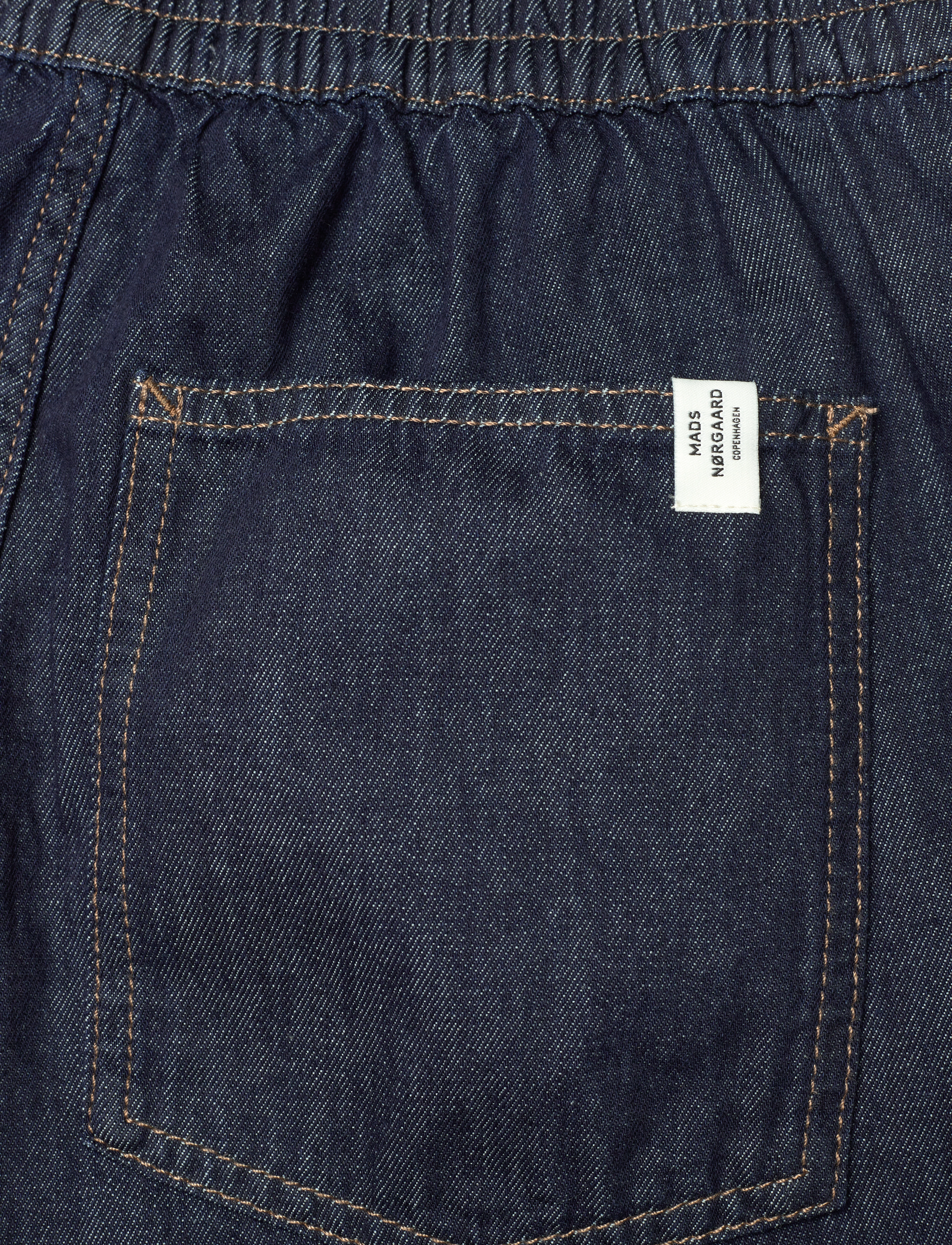 Mads Nørgaard - Cosy Denim Sotem Pants - dark indigo - 4
