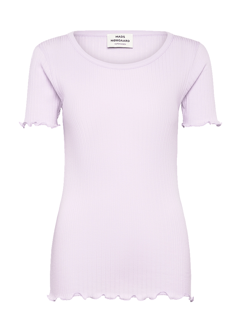 Mads Nørgaard - Pointella Trixy Tee - t-shirts - orchid petal - 0