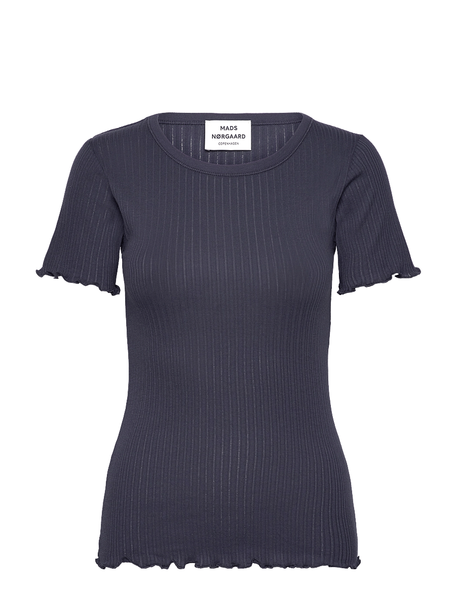 Mads Nørgaard - Pointella Trixy Tee - t-shirts - parisian night - 0