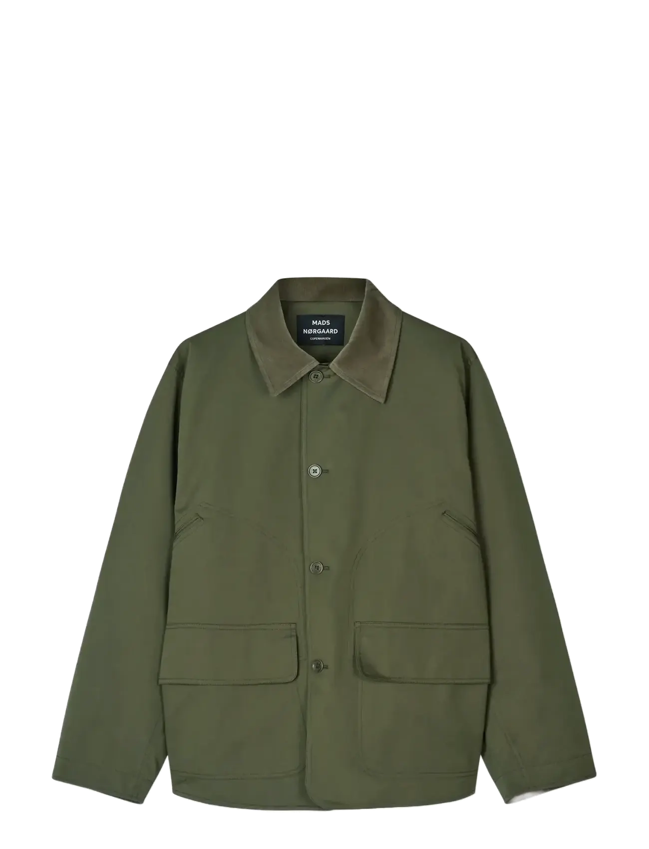 Mads Nørgaard Repellent Twill Wilson Jacket, 60, Khaki green, Jakker > Lette Jakker, Herre